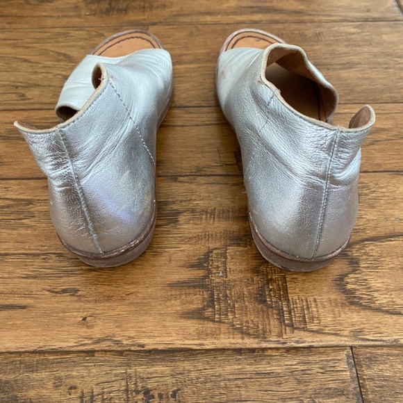 free people Mont Blanc Silver Cutout Sandals, Size EU 36/US 6 - Picture 5 of 11